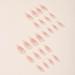 Shop 24Pcs Almond Press on Nails - Long Stiletto Faux Nails Pink Ombre Acrylic with Gold Star Designs - Cute Summer Nails for Women - Buy Online on SooperMarket.com