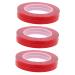 STOBOK 6 Rolls Transparent double-sided tape nail stand double stick tape press on nail tape manicure tape carpet adhesive nail displaying tape Paper tape crystal No substrate acrylic