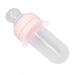Premium Pink Baby Food Dispenser Pacifier | Waterproof Silicone Skin-Friendly & Dust-Proof Design - Buy Online on SooperMarket.com
