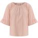 Cute Ruffle Sleeve Babydoll Top for Women - Casual Summer Tunic in Pink - Buy Online on SooperMarket.com