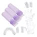 Mikinona 1 Set Hair Dye Bottle with Comb Hair Applicator Tool Hair Dye Tools Salon Hair Empty Lip Gloss Tubes Hair Coloring Kit Hair Coloring Tools Kit DIY Hair Dye Kit Plastic Purple 6.9x4.8cm Purple