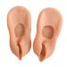 minkissy 2 Pairs Plantar Inserts Silicone Socks Foot Care Insoles for Plantar Spa Gel Socks Spa Moisture Socks Heel Socks for Cracked Heels Room Socks Elastic Heel Cover