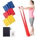 Resistance Bands Set Set of 3 2.0M/6.5ft Skin-Friendly Exercise Bands with 3 Resistance Levels Workout Resistance Bands Set for Women and Men Ideal for Strength Training Pilates Yoga Fitness