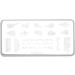 Neonail Stamping Plate 20 - Perfect Nail Art Stencils for French Nails & Designs - International Shipping Available - Buy Online on SooperMarket.com