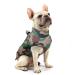 Femax dog coat for dogs dog jackets waterproof warm jacket for small medium -sized big dogs winter jacket warm padded puppy vest pet clothing for cold weather camouflage XL (breast 48cm back 39cm)