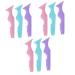 MAGICLULU 9 Pcs Silicone Beauty Ruler Eyelash Applicator Make up Stencils Mascara Drawing