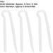 Pack of 10 Flexible Type R Hearing Aid Tubes - BTE Earmold Replacement Acoustic Tubes (3.1 x 2.0 mm) - Buy Online on SooperMarket.com