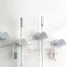 Self Adhesive Cloud Shape Broom Holder + Dustpan Hanger - Blue 4 | Ideal for Home, Garden, Garage Storage - Buy Online on SooperMarket.com
