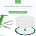 Buy Tumnea Slimming Pads - Washable & Reusable Bamboo Makeup & Cleaning Pads with Laundry Bag | 40 Pieces White & Green - Buy Online on SooperMarket.com