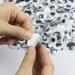 200pcs Self-Adhesive Wiggly Googly Eyes 8mm for Dolls, Crafts - Black & White - Buy Online on SooperMarket.com