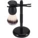 Shaving Brush Stand - Zinc Alloy Holder for Moustache & Razor | Stable & Balanced Black - Buy Online on SooperMarket.com