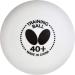 Butterfly 40+ Training Ball 40+ Ball Used for Training  Available in a Box of 6 or 120 White Training Balls  Comparable to a Three-Star Ball and Perfect for Multiball Practice 6pack