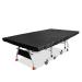 EDIONS Outdoor Table Tennis Table Cover, Waterproof and Dustproof Ping Pong Table Cover Breathable Polyester Protective Cover Can Be Used Indoors and Outdoors. Black,onlytable Cover