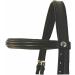 Henri de Rivel Black Padded Raised Dressage Bridle with Crank Noseband for Horse - Buy Online on SooperMarket.com