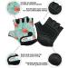 KIDDIMOTO Children's Fingerless Cycling Gloves for Boys & Girls - Floral Design - Size M (4-8 Years) - Perfect Kids Bike Gloves - Buy Online on SooperMarket.com