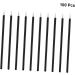 BELLIFFY 100pcs Eye Makeup Tools Eyeshadow Eye Shadow Eyebrow Brush Applicator White 10X0.5X0.5cm White - Buy Online on SooperMarket.com