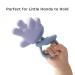 BC Babycare Baby Teether Toys - Silicone Teething Toys for Babies 0-6 Months - Finger Shape Infant Teething Pacifier (Blue) - Buy Online on SooperMarket.com