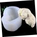 IMIKEYA Dog Fondant Molds 2pcs Mold White Cake 3D Silica Gel Decorate Baking Fondant Mold 10.8X8.5X5CMx2pcs - Buy Online on SooperMarket.com