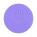 Makeup Brush Cleaner Mat Round Makeup Brush Cleaner Pad Silicone Brush Cleaner Brush Clean Pad for Makeup Tool Clean Purple