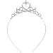 WLLHYF Silver Princess Crown Crystal Sash Tiara Rhinestone Headband Hair Accessories for Birthday Christmas Decoration Women Girls Bridal Wedding Hair Bands Jewellery Baroque - Buy Online on SooperMarket.com