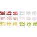 12Pcs 2023 Happy New Year Cupcake Toppers Colors Cupcake topper Cheers to 2023 Cake Picks for New Year Eve Party Supplies 1 One Color - Buy Online on SooperMarket.com