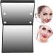 Pocket Mirror Travel Makeup Mirror Dimmable Bright LED Lights Battery Operated Protasble To Carry for Handbag Purses and Travel for Gifts for Girls(black) - Buy Online on SooperMarket.com