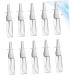 FOMIYES 10pcs Plastic Spray Bottles Set - Cosmetic, Nasal Wash, Lotion Pump, 13x2.5cm Transparent Blue Glass - Buy Online on SooperMarket.com