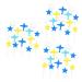 Warmhm 48 Pcs Decor Top Hat Cupcakes Plane Cake Toppers Cloud Cupcake Toppers The Clouds Insert Card Baby As Shownx3pcs mediumx3pcs