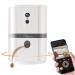 SKYMEE Petalk AI II Dog Camera Treat Dispenser, WiFi Remote Pet Camera with 180 PTZ and Night Vision, Compatible with Alexa