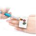 1PC Stainless Steel Nail Art Palette Ring - Mini Polish Holder for Creative Nail Designs - Buy Online on SooperMarket.com