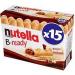 Nutella B-Ready x 15 Bars | Wafers Filles with Hazenut Cocoa | Easy Snack | On The Go to Work - Home Nutella Bars | Individually Wrapped | Easy to Go | Sold by EPL - Buy Online on SooperMarket.com