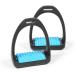 Shires Compositi REFLEX Stirrups (691) Shock Absorbent Colours - Adult (4.75") Black-Black Adult (4.75") - Buy Online on SooperMarket.com
