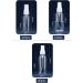 3-Piece Small Spray Bottle Set (30ml 60ml 80ml) - Transparent Portable Atomizers for Travel - Perfect for Water Alcohol and Perfume - Buy Online on SooperMarket.com