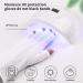 kawehiop 1 Pair Manicure Protection Glove Soft Sun-proof Protector Non-slip Nail Art Gloves Heats-insulated Mittens Professional Short - Buy Online on SooperMarket.com