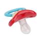 Silicail baby pacifier.Funny pacifier with sound wall design and flat nipple to improve suction and swallowing (1 tab)