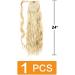 Ponytail Extension: Synthetic Long Curly Wrap Around Hair Tie for Women - 24 inch - Buy Online on SooperMarket.com