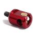 SOPOGER Bow Stabilizer Quick Disconnect Double Joint Archery Shock Absorber Connector Adjustable Bow Rod Stabilizer Red