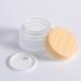 6-Pack 30ml Glass Jars with Wooden Covers - Travel Containers for Cosmetics Lip Balm & Creams | Ideal for Sampling - Buy Online on SooperMarket.com