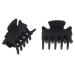 Fityle 12 Piece Resin Mini Hair Clip Set - Black Hair Claws & Accessories for All Hair Types | International Shipping - Buy Online on SooperMarket.com