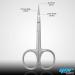 Nail Scissors Professional Cuticle Scissors Extra Strong Straight Curved Manicure Nail Art Scissors (CS-06) - Buy Online on SooperMarket.com
