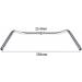 SENQI Bicycle Rise Cruiser Handlebar 25.4mm Silver - Premium Quality for Comfortable Riding - Buy Online on SooperMarket.com