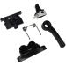 Professional Hair Clipper Accessories Repairing Parts Adjusting Lever Latch Plate Switch Button Spring Tension Cam Follower Compatible with Wahl Magic Clip 8148 8591 8504 1919 (Black)