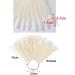 200 x Natural Clear False Nail Art Tips Display Swatch Sticks for Practice and Polish Swatching - Buy Online on SooperMarket.com
