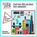 The Learning Lovey City Baby Crinkle & Teething Tag Square Tummy Time Stroller Toy 8x8 inch (New York City) - Buy Online on SooperMarket.com