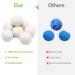 New Zealand Sheep's Wool Dryer Balls - Natural Fabric Softener for Tumble Dryers - Buy Online on SooperMarket.com