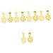 PopetPop 10 Stk Parrot Suit Flys suit Flys suit for nymphic deaf diaper diapers bird flying birds diaper diaper diaper diaper bird carriers cordel