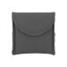 Hearing aid bag storage bag for hearing aids made of PU leather portable storage bags for listening amplifiers in pocket format black