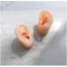 Silicone Silicone Ear Template 1 Pair of Artificial Silicone Ear Ear Template Long Channel Ear Channel Learning Accessories for Practice - Buy Online on SooperMarket.com