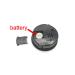 JZK 3 x Small round digital thermometer hygrometer with battery for car/bedroom/bathroom rooms humidity monitor temperature gauge humidity meter for reptile tank - Buy Online on SooperMarket.com