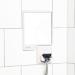 Tooletries Oliver Shower Mirror - Premium Shatterproof Silicone Mirror for Shaving and Grooming in White - Buy Online on SooperMarket.com